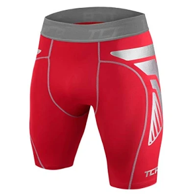Abbildung von TCA Herren CarbonForce Pro Thermo Kompression Unterwäsche Shorts Rot, S