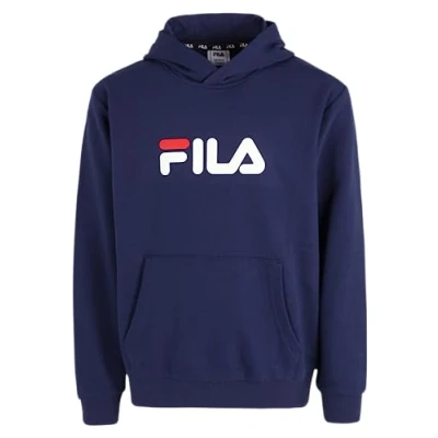 Abbildung von Fila Sande Classic LOGO Hoody Unisex Kapuzenpullover für Kinder, Größe: 134/140, Medieval blue