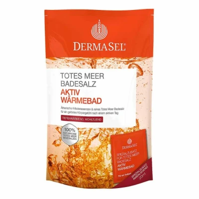 Abbildung von Dermasel Totes Meer Badesalz+aktiv Wärme Spa