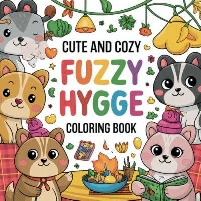 Abbildung von Fuzzy Hygge: Coloring Book for Adults &amp; Kids A Relaxing Experience with Cute and Cuddly Creatures Edition 2