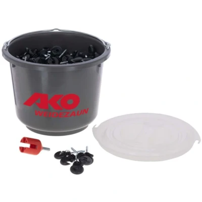 Abbildung von Ako Ringisolator Draht schwarz, 250 Stück,