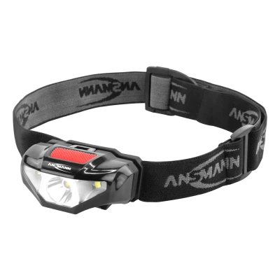 Abbildung von ANSMANN AG LED Stirnlampe HD70B 2 Stück, Spritzwasserschutz 80m Reichweite