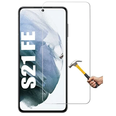 Abbildung von ino Schutzglas kompatibel mit Panzerglas Samsung Galaxy S21 FE Panzerfolie Displayschutzglas Tempered Glass Glas S21fe Schutzfolie