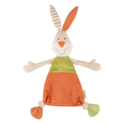 Abbildung von SIGIKID 48921 Schnuffeltuch Hase Green Mädchen und Jungen Babyspielzeug empfohlen ab Geburt mehrfarbig