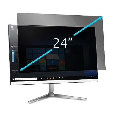 Abbildung von Kensington Monitor Blickschutzfilter, abnehmbare Schutzfolie für 23,8&quot; Monitore (16:10), Blendschutzbeschichtung, beidseitig verwendbar, Blaulichtfilter zur Vermeidung von Augenbelastung (628339)