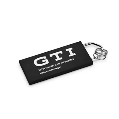Abbildung von Volkswagen 5HV087013 Schlüsselanhänger Schwarz/Weiß, GTI Kollektion, 80x35x6 mm