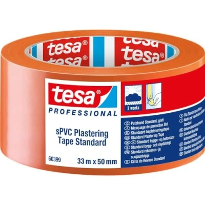 Abbildung von tesa SPVC 60399 00001 01 Rengøringstape tesa® Professional Orange (L x B) 33 m 50 mm 1 Stk