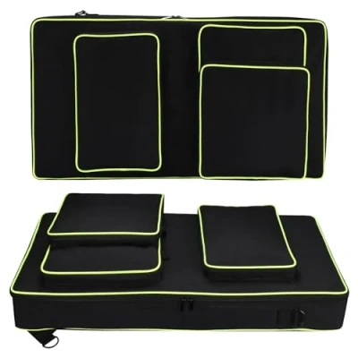 Abbildung von Baomaeyea Tragetasche für DJ DDJ FLX10, verstellbare Umhängetasche, Rucksack, kompatibel mit FLX10 Controller, leichte, tragbare Reisetasche (bk(DDJ FLX10))