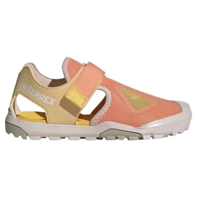 Abbildung von Adidas Terrex Captain TOEY 2.0 Unisex Trekkingsandale für Kinder, Größe: 32, Amber tint/semi spark/putty mauve Schuhe
