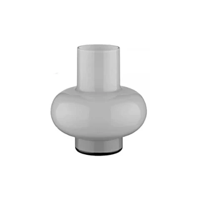 Abbildung von Marimekko Vase, Blumenvase Umpu Glas Farbe: Light Grey (ØxH) 18,6 x 20 cm