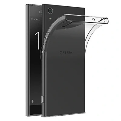 Abbildung von AICEK Sony Xperia XA1 Hülle, Transparent Silikon Schutzhülle für Case Crystal Clear Durchsichtige TPU Bumper Handyhülle 5,0 Zoll