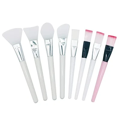 Abbildung von CLVPAI 8 Stück Gesichtsmaske Pinsel Make Up Set,Gesicht Applikator Bürste,Kosmetik Werkzeuge mit Kunststoff Griff,für Gesichtsmasken, Augenmasken(8 Stile)