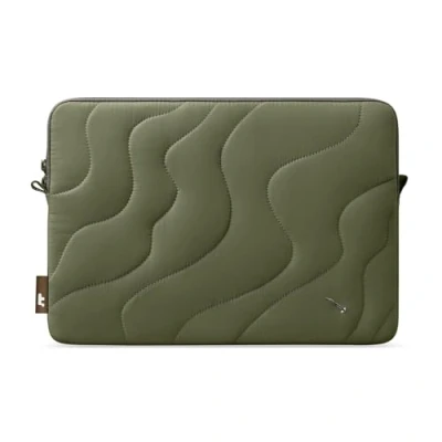 Abbildung von tomtoc Gesteppte Laptop Tasche Hülle für 14 Zoll Neu MacBook Pro M4/M3/M2/M1 Pro/Max A3112/A3401/A3185/A2992/A2918/A2779/A2442 2024 2021, Leicht Weich Süß Laptoptasche Puffy Sleeve