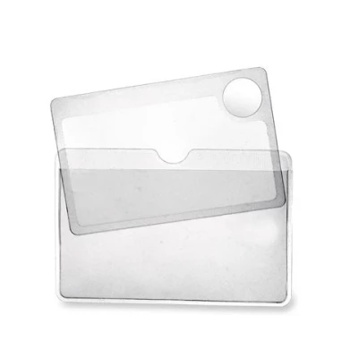 Abbildung von Carson Wallet Twin Pack Mag kreditkartengroße 2,5x Lupe mit 6x Spotlinse im Zweierpack (WM 01)