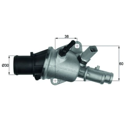 Abbildung von MAHLE ORIGINAL TI 156 88 Kühlwasserthermostat ALFA ROMEO: Sportwagon, Limousine, 146, FIAT: Multipla, Marea Weekend, Brava Schrägheck