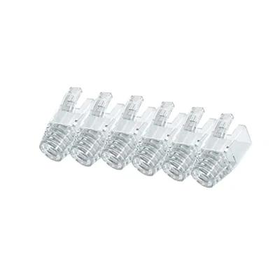 Abbildung von 50 Pcs Cat7 Cat7A Cat8 Strain Relief Boot, RJ45 Plug Connector Cover Modular Network Cap Cable Boots, Transparent