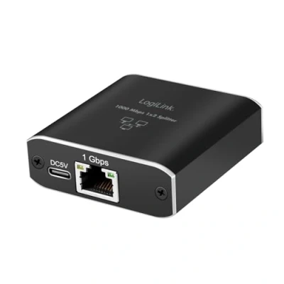 Abbildung von LogiLink Gigabit Ethernet Splitter 1 auf 2, 1000 Mbit/s, Netzwerk Switch