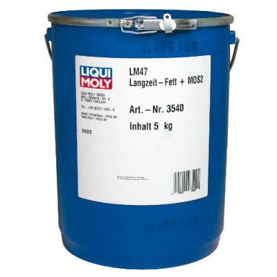 Abbildung von LIQUI MOLY LM 47 Langzeitfett + MoS2 5 kg Lithium Fett Art. Nr.: 3540