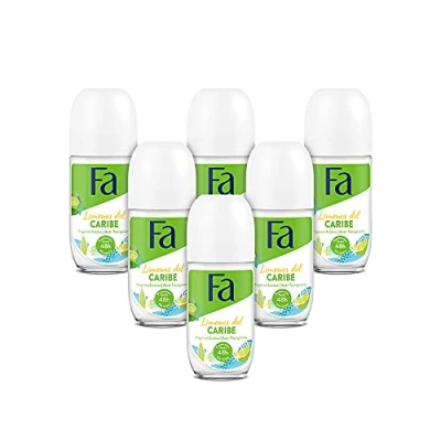 Abbildung von Fa Deodorant Roll On Zitronen der Karibik 50 ml (6 Stück) insgesamt: 300