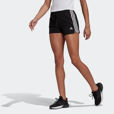 Abbildung von adidas Sportswear W 3S SJ SHO kurze Sporthose, Damen, Größe: XL, Black/white