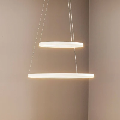 Abbildung von LED Pendelleuchte Giotto, einflammig, weiß