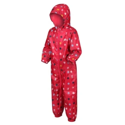 Abbildung von Regatta Unisex Kinder Peppa Pig Wasserdichter und atmungsaktiver Pobble Regenanzug mit Kapuze reflektierendem Streifen