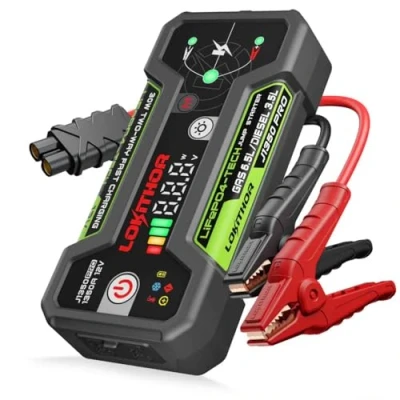 Abbildung von Lokithor J1350PRO 12 Volt 1350 Amp LiFePO4 Smart Power Bank Led Lampe