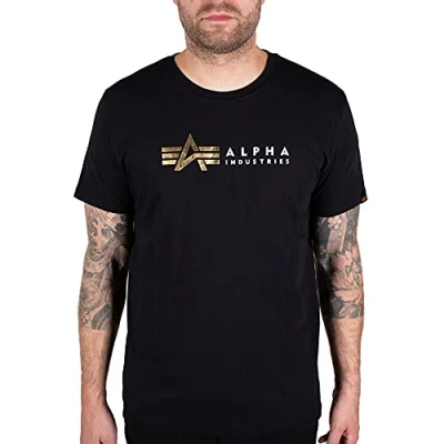 Abbildung von Alpha Industries T Shirt &quot;Alpha Men Shirts Label Foil Print&quot;