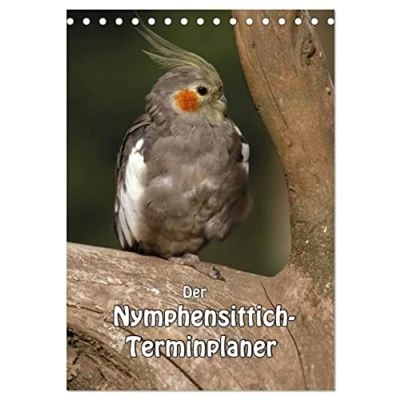 Abbildung von Der Nymphensittich Terminplaner (Tischkalender 2025 DIN A5 hoch), CALVENDO Monatskalender