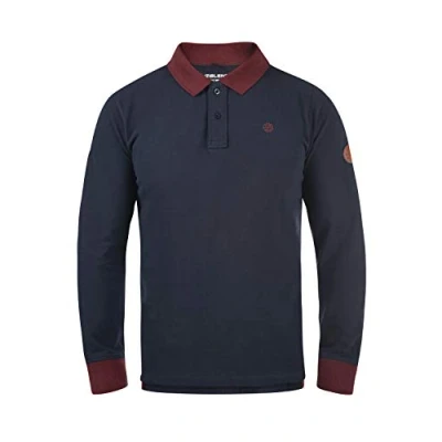 Abbildung von Blend Bhralle Langarmshirt, Herren, Größe: Small, Dark navy