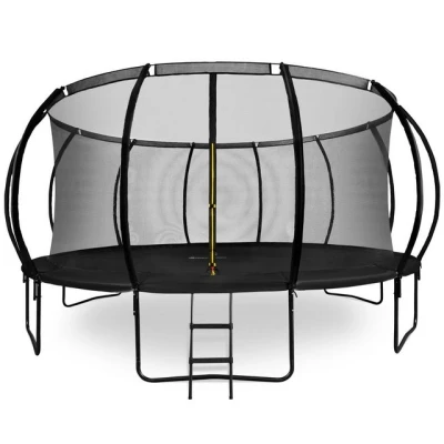Abbildung von HyperMotion Gartentrampolin mit Leiter und Innennetz