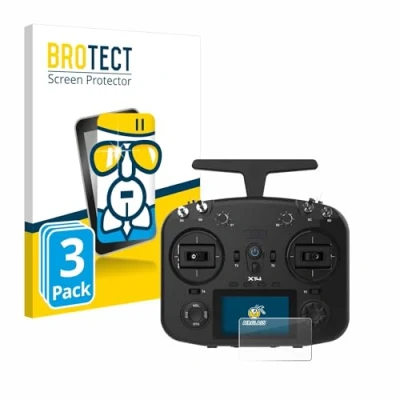 Abbildung von BROTECT Schutzglas für FrSky TWIN X14 (3 Stück) Schutzfolie Panzer Folie Glas [Extrem Kratzfest 9H, Anti Fingerprint, Ultra Transparent]