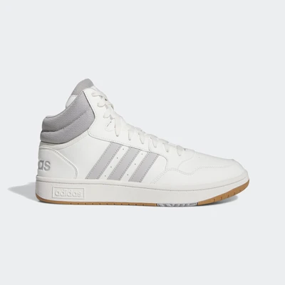 Abbildung von adidas Originals Hoops 3 0 Sneaker high, Damen, Größe: 38, White grey gum4 Kunststoff