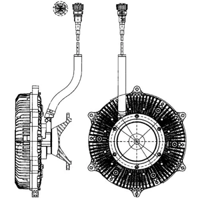 Abbildung von MAHLE ORIGINAL CFC 216 000P Viscokupplung