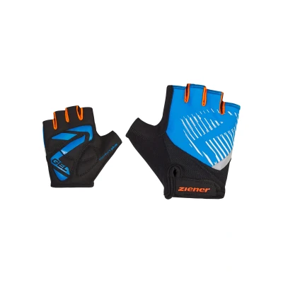 Abbildung von Ziener Kinder Cull Fahrrad /Mountainbike /Radsport Handschuhe Kurzfinger atmungsaktiv/dämpfend, Persian Blue, XL