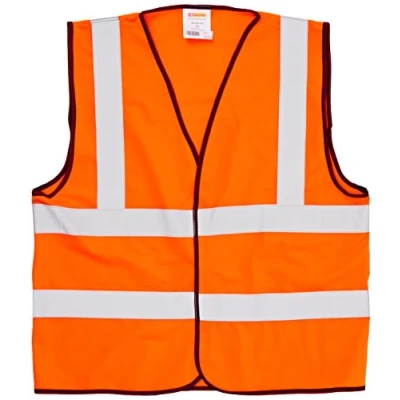 Abbildung von Beeswift Warnweste mit Klettverschluss orange, GröÃŸe: L
