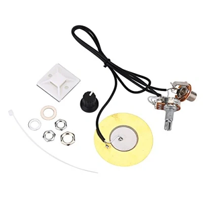 Abbildung von Tonabnehmer Piezo 50mm Sensitive Transducer für Gitarre Mandoline Zigarrenbox Violine Ukulele Banjo