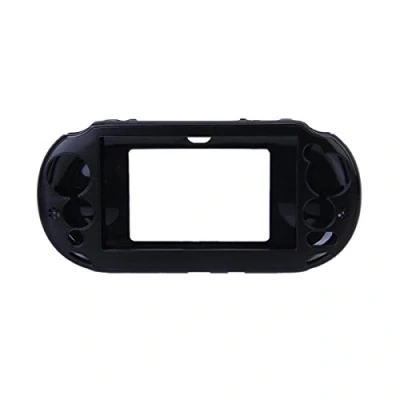 Abbildung von OSTENT Bunte Aluminium Metallhaut Schutzhülle kompatibel für Sony PS Vita PSV PCH 2000 Farbe Schwarz