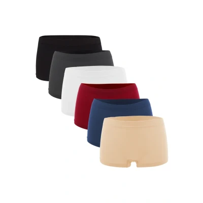 Abbildung von Fabio Farini 6ER PACK Hipster Boxer OHNE Seitliche NAHT Panties, Damen, Größe: 40, Multifarb set