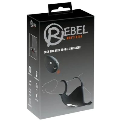 Abbildung von Penis /Hodenring „Cock ring with RC ball massager“ mit Hodenvibrator