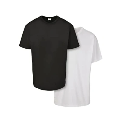 Abbildung von Urban Classics Tshirt basic, Herren, Größe: Medium, Black white