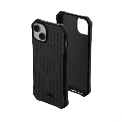Abbildung von Urban Armor Gear Essential Case kompatibel mit Apple iPhone 14 Plus Silikon Hülle [Dünnes TPU Case, Wireless Charging/Magnetisches Laden kompatibel, Sturz und stoßfest] schwarz