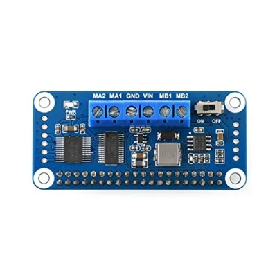 Abbildung von Waveshare Motor Driver HAT for Raspberry Pi Onboard PCA9685 TB6612FNG Drive Two DC Motors I2C Interface 5V 3A Can be Stackable up to 32 This Modules