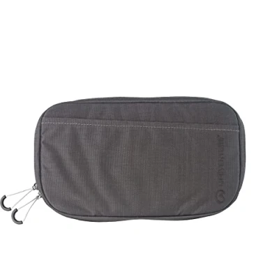 Abbildung von Lifeventure RFiD Schutz Reise Geldgürtel Brieftasche Kompakte Tasche, Reisegeldbörse, umweltfreundliches, recycelbares Material (Grau)