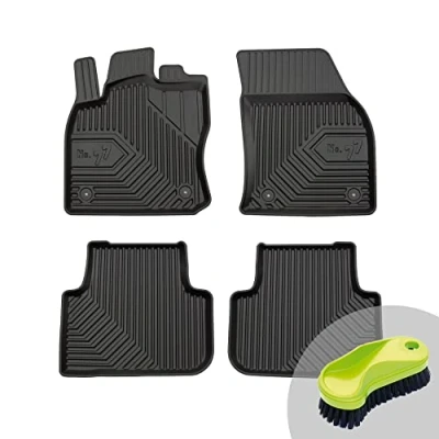 Abbildung von FROGUM No.77 Gummimatten Ganzjahresset von Auto Fußmatten Autofussmatten für Volkswagen Tiguan II ab 2015 Langlebiges TPE Material