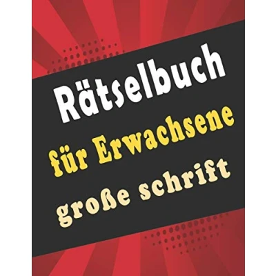 Abbildung von Rätselbuch für Erwachsene große schrift: rätselblock großdruck, Wörter suchen, Sudoku, Labyrinthe, scrabble und Lösungen zur Verbesserung Ihres Gedächtnisses