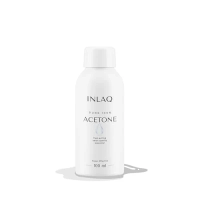 Abbildung von INLAQ 100% reines Aceton Nagellackentferner uv nagellack entferner Reiniger Pur shellac gellack Nail Polish Remover 100ml