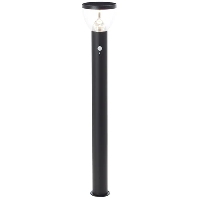 Abbildung von Brilliant G40412/06 Tulip Solar Außenstandleuchte mit Bewegungsmelder 3 W Warmweiß Schwarz