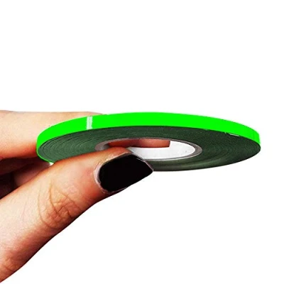 Abbildung von 4R Quattroerre.it 10463 Trim Stripes Klebestreifen für Autos, Fluoreszierend Grün, 3 mm x 10 mt