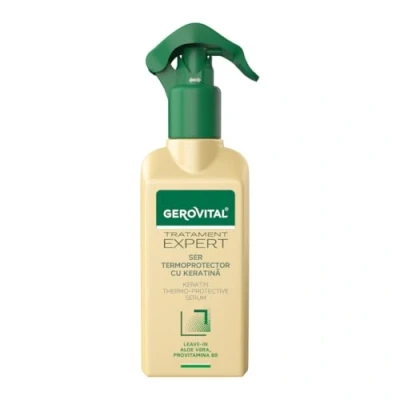 Abbildung von Gerovital Tratament Expert Thermo Schutzserum mit Keratin und Aloe Vera Fortgeschrittener Hitzeschutz Intensive Feuchtigkeitspflege
